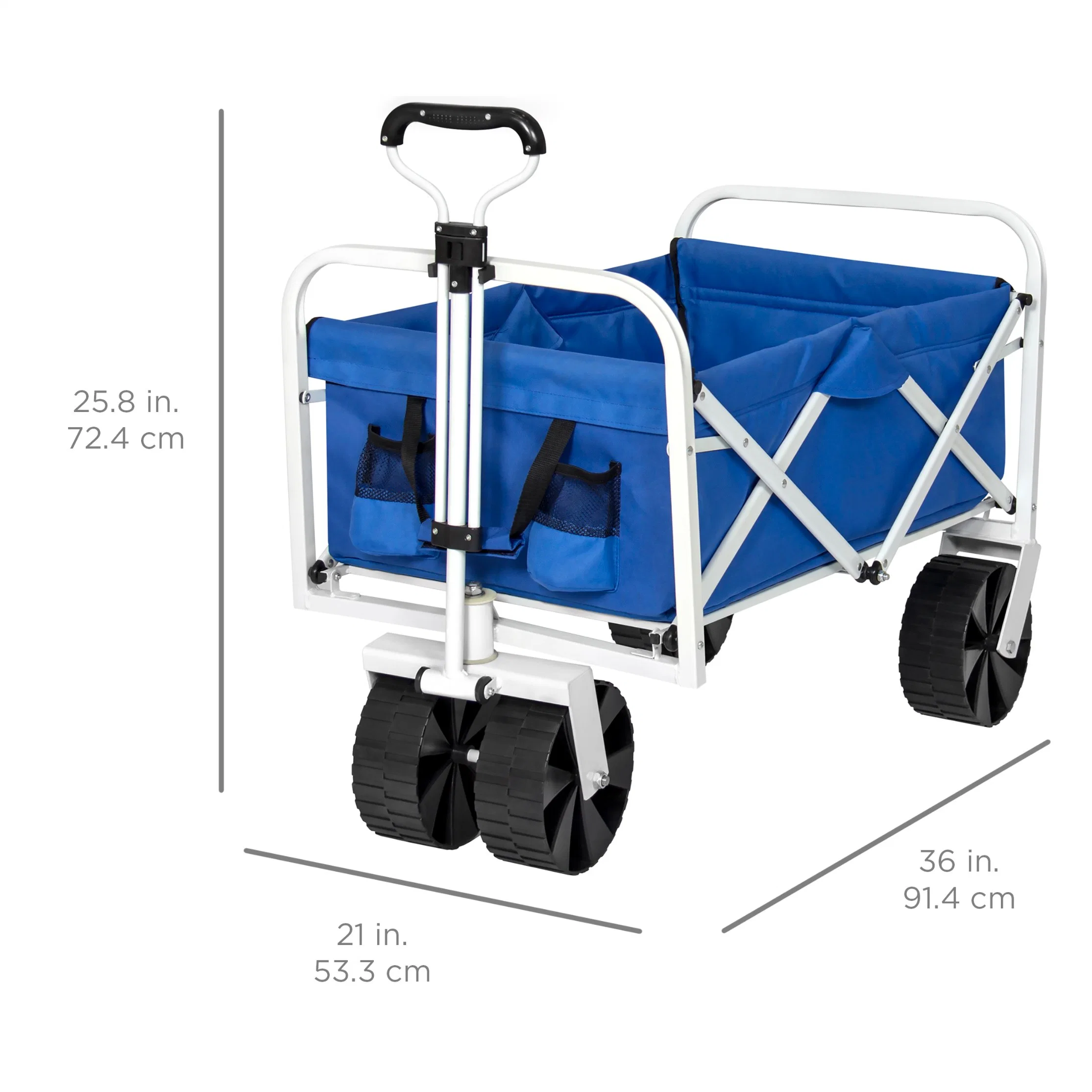 Beach Camping Trolley Cart Wagon Folding Cart