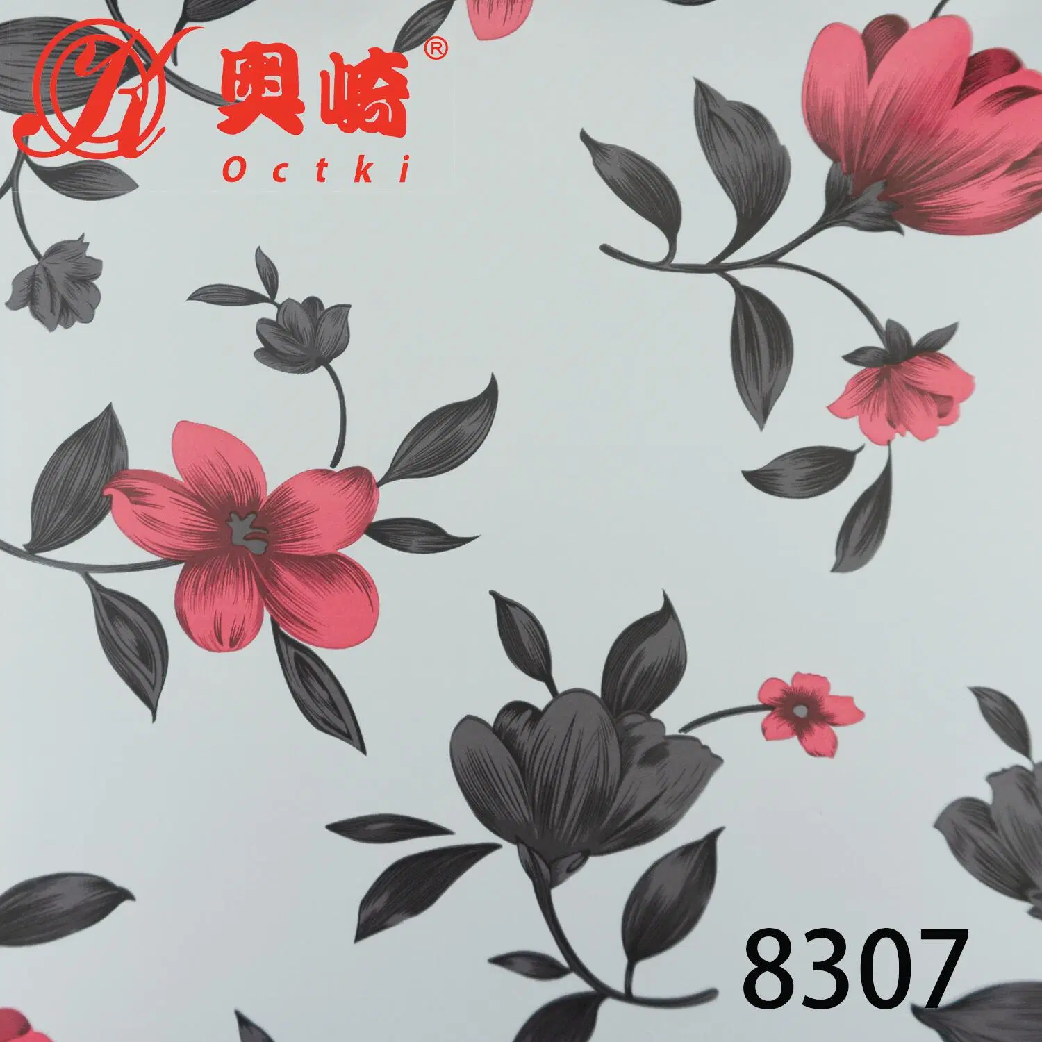 Octki Factory Price New Style Breathable Interior Decoration PVC Self-Adhesive Printed 3D Wall Paper