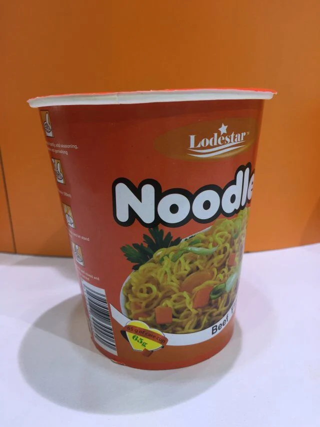 Halal Beef Flavor Ramen Cup Instant Noodle OEM Brand