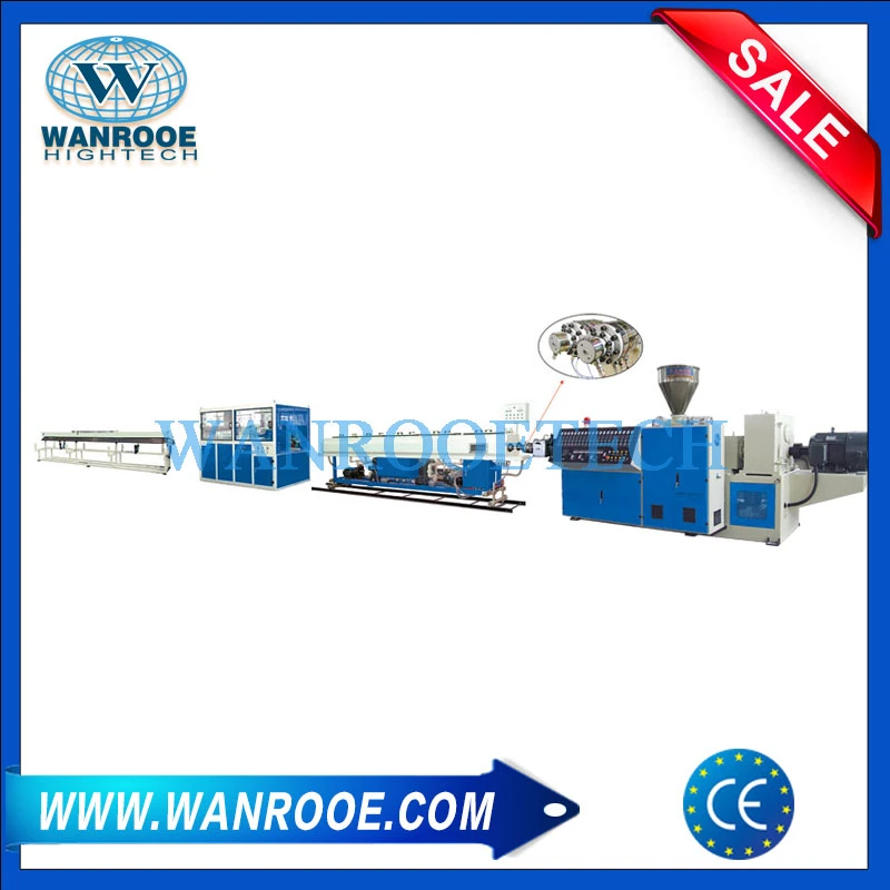 High Efficient PVC Double Pipe Extrusion Line