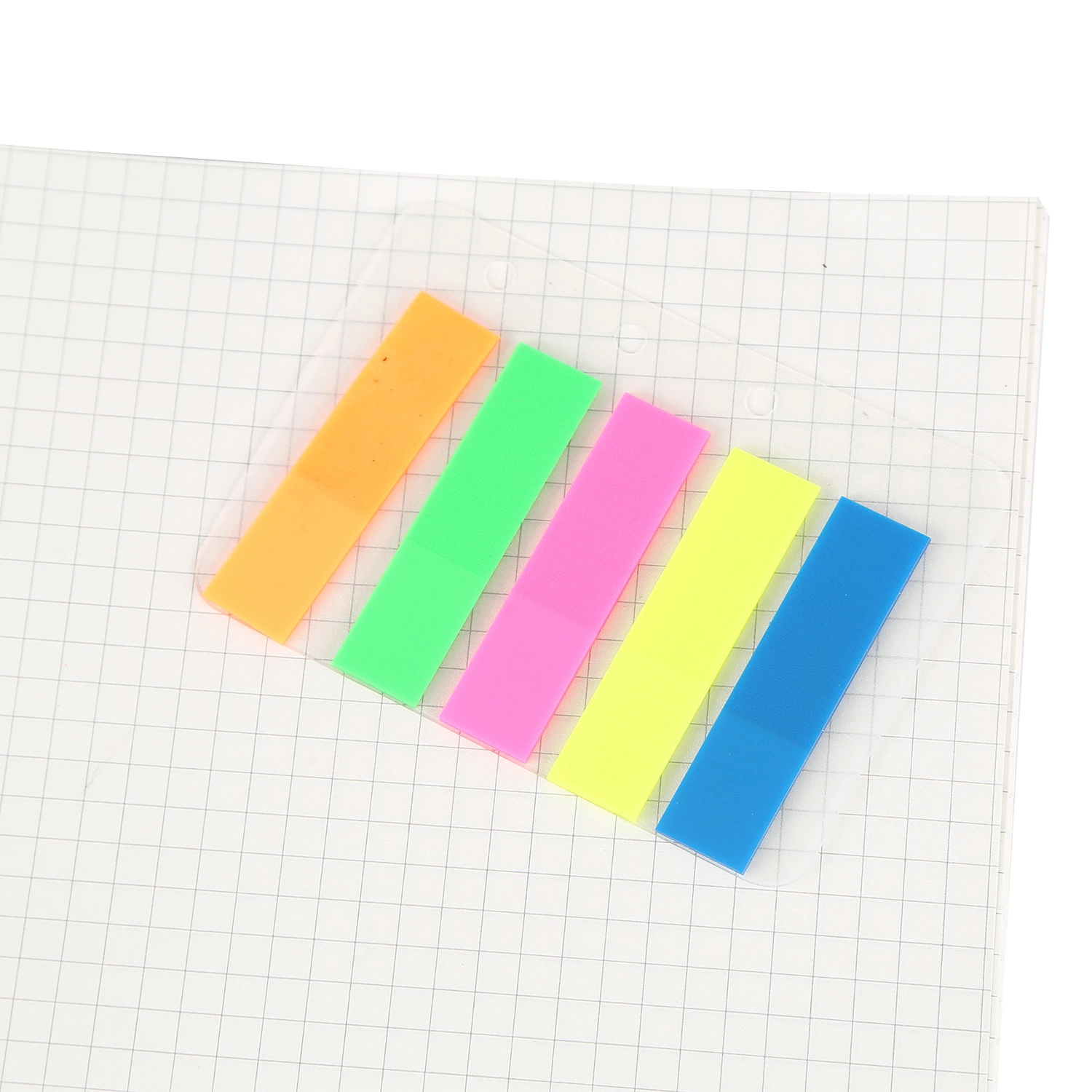 Removable Desktop Square Flag Shaped Pet Page Marker Sticky Notes Film Index for Office/School