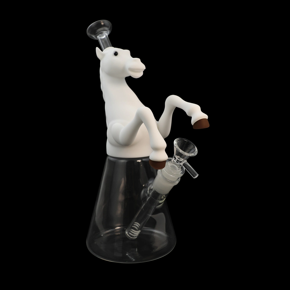 Wild Horse Glass Water Pipe preço por grosso tubo de silicone de vidro Novo produto