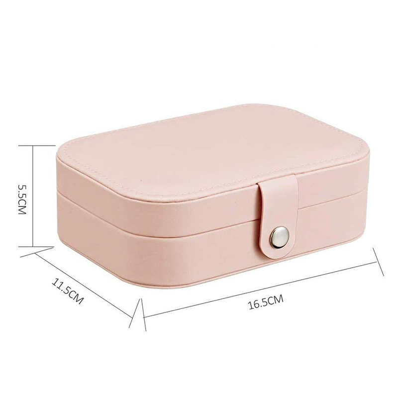 Pink Fashion Travel Necklace/Earrings/Rings/Bracelets Jewelry Storage Box