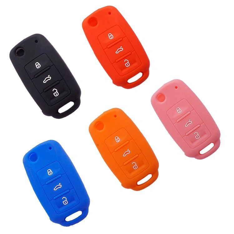 Promotional Gift Silicone Car Key Case for VW Golf