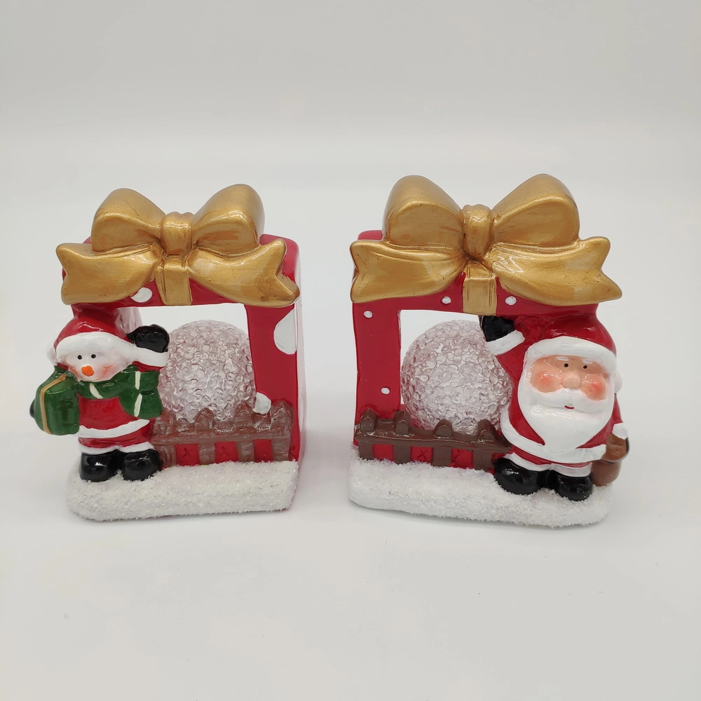 Ceramic Santa Figurines Statue Creative Home Desktop Decoration Crafts Gift