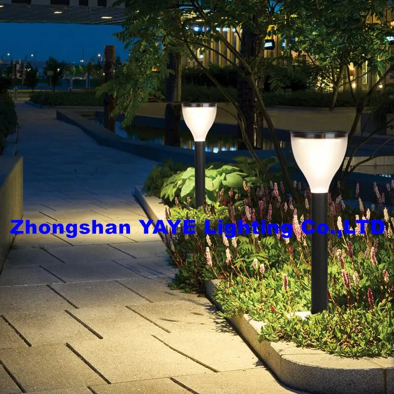 Yaye Best Quality 30W CE Solar Stand Garden Path Black (أفضل جودة 30 واط مع منصة شمسية) ألومنيوم منظر طبيعي Lawn COB IP66 LED بولارد ضوء من أجل منظر طبيعي ممر فناء حديقة ضوء 1000PCS مخزون