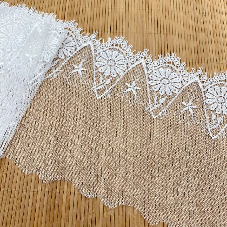 New Hollow Lace High-Grade Embroidered Fabric Home Soft Decoration Women's Accessories