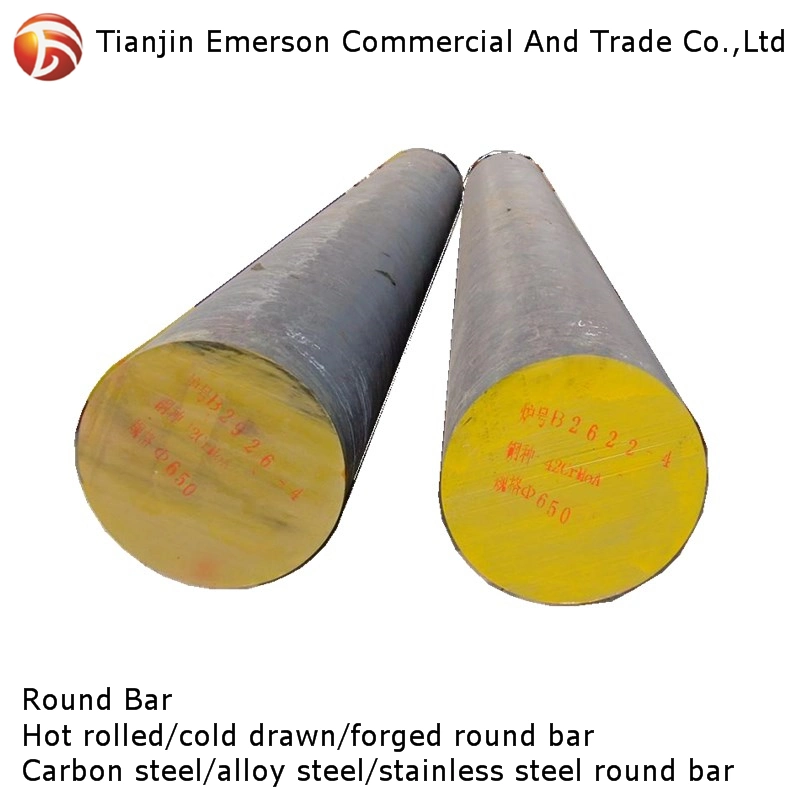 Q235 Q345 1045 4140 Carbon Steel Forged Alloy Steel Round Bars