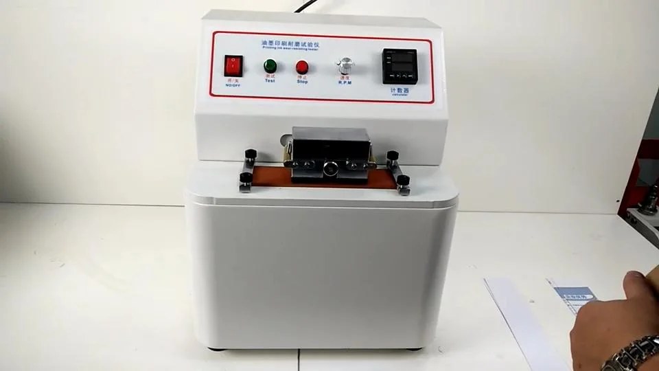 Ink Friction Resistance Testing Machine/Ink Wear-Resistant/Lab Instrument/Ink Printing Friction