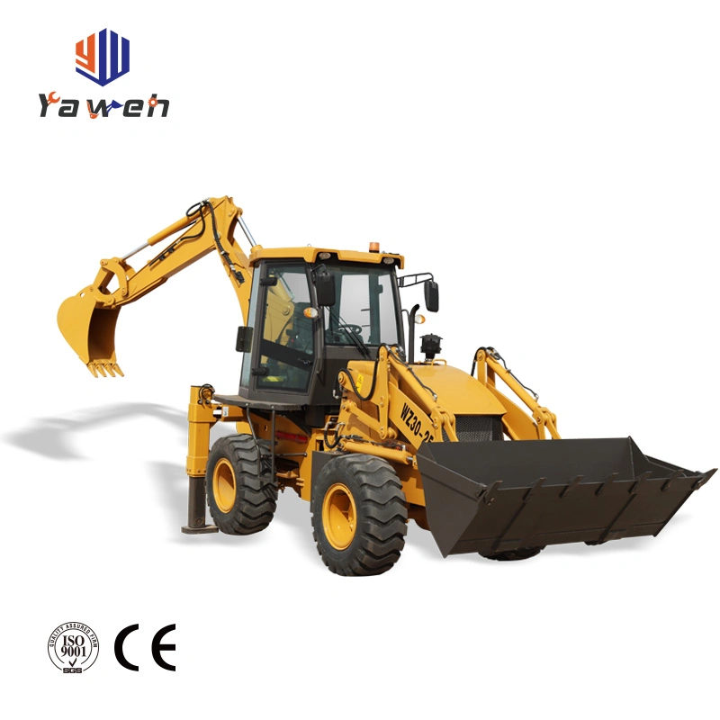 Gasoline/Diesel Engine Multi-Function Compact Mini ATV Towable Backhoe Loader 4X4 Tractor Backhoe for Sale