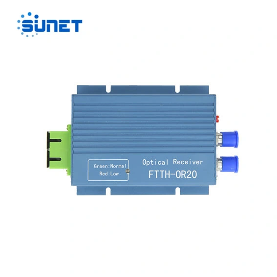 1100-1600&amp;1550nm AGC numérique CATV récepteur optique active / Mini récepteur de noeud optique FTTH