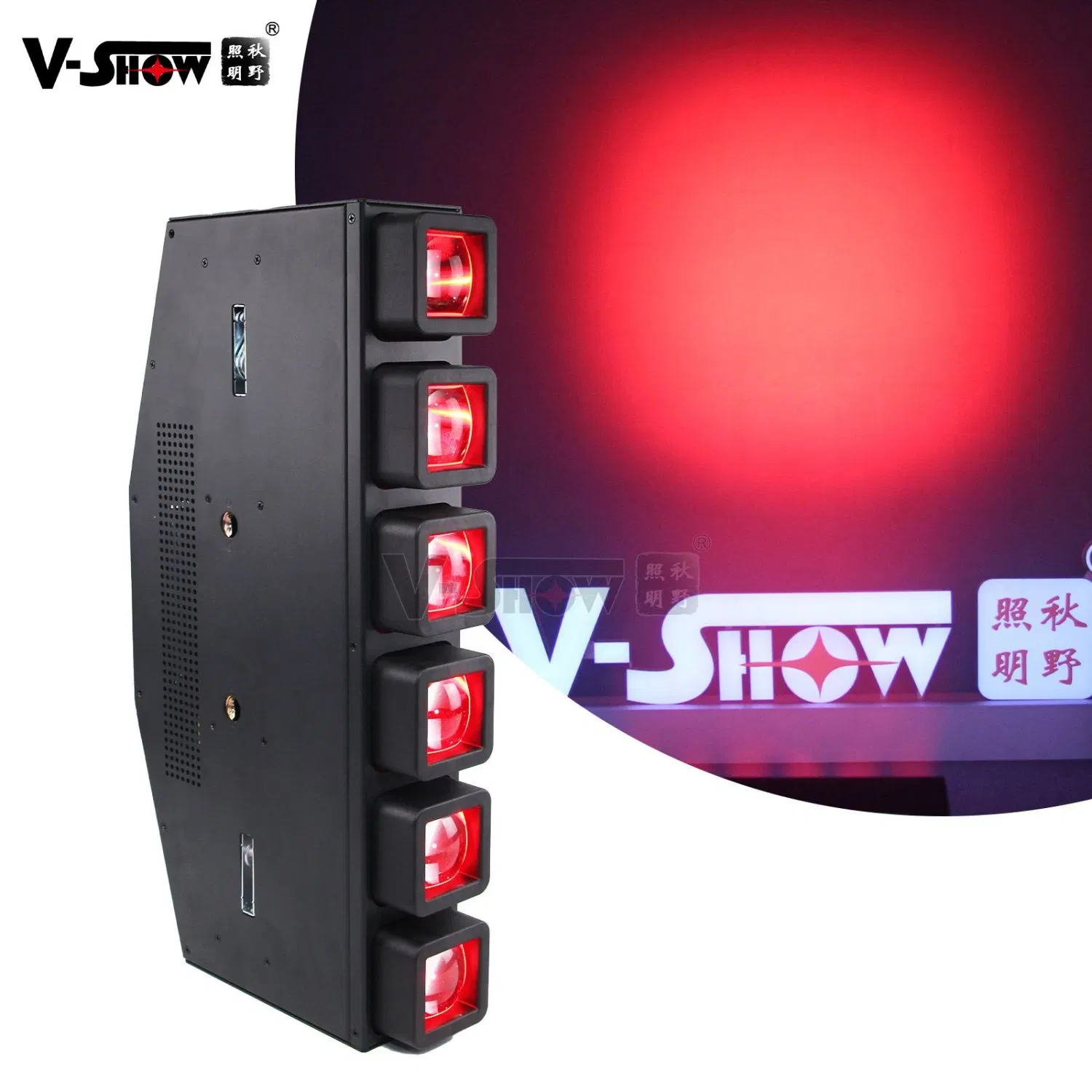 V-Show Parede dinâmica do feixe de LED Zoom Wash Bar Splash Iluminação 6*40W Puzzle Luzes da Barra de 6*40W RGBW 4NO1 luminária de LED de cruzamento de lavagem de zoom movendo o farol dianteiro