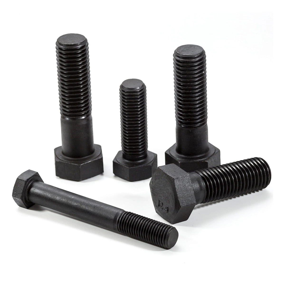 Black Oxide Zinc Coating Grade 8.8/10.9/12.9 High Strength Hexagon Cap Hex Bolt