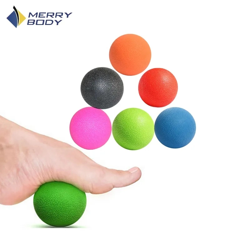 Hot Sale Natural Silicone Muscle Massage Roller Pilates Ball