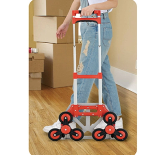 Household Telescopic Step Ladder Stair Hand Truck / Hand Trolley Gzs60A-6W