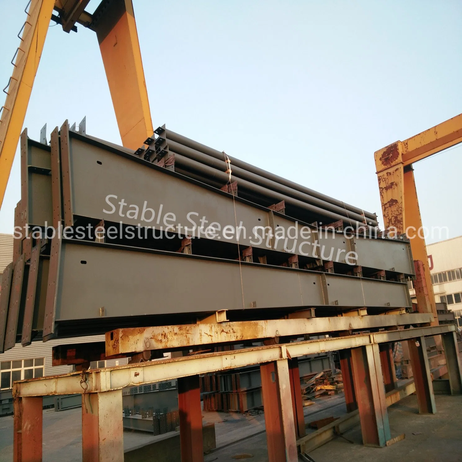 High quality/High cost performance  Prefab Steel Structure Fabrication Metal Construction Prefabricated Building