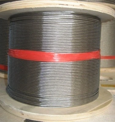 Nat Ungalvanized 8*19s+FC Steel Wire Rope for Elevator Lift