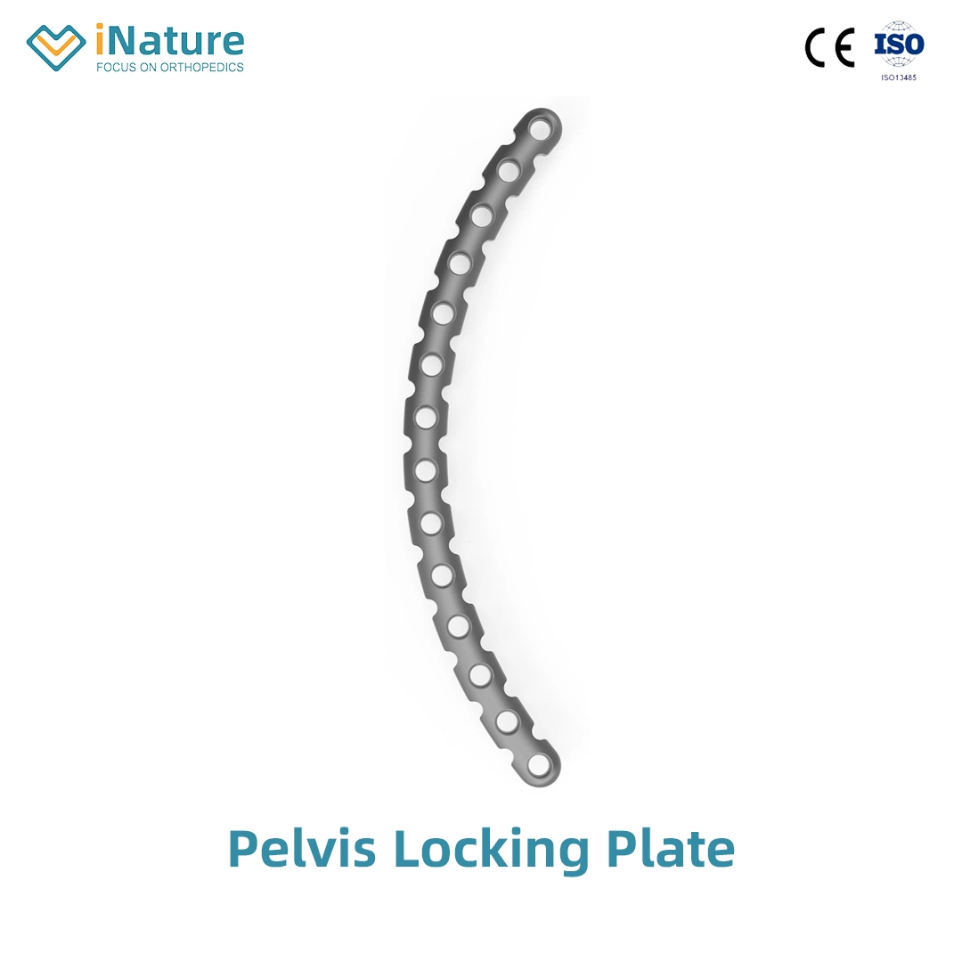 Titanium Orthopedic Implant Pelvic Reconstruction Locking Plate