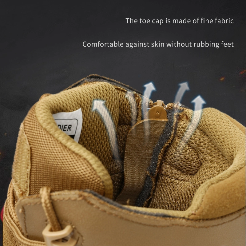 Боевые ботинки противоударные PU+резиновая подметка Тактические ботинки для продажи