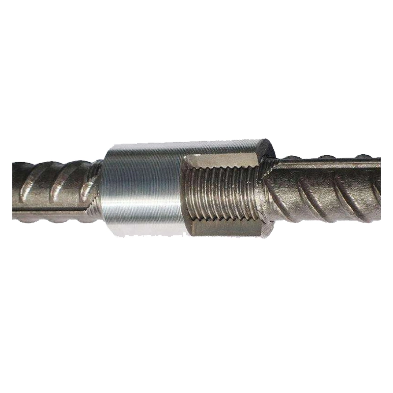 Steel Bar Connector Cold Extrusion Rebar Coupler Steel Rebar Splicing Coupler