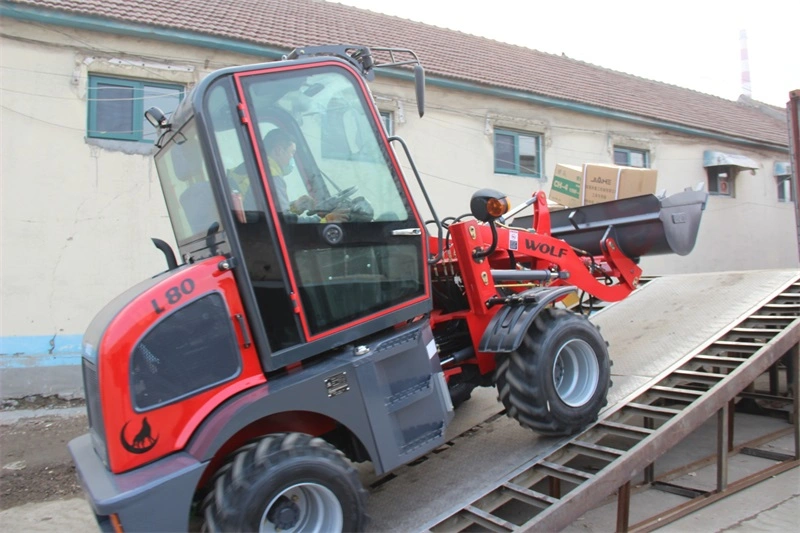 New Model Powerful Zl08 with Pallet Fork Loader