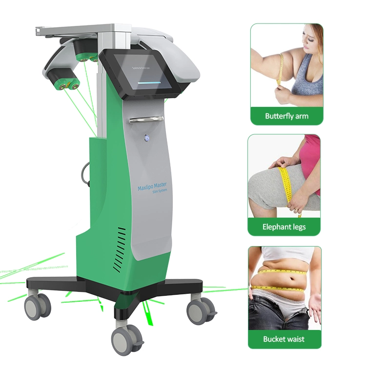with Green and Red Light 10d Laser Therapy Laser Loss Fat Reducing Removal Body Slimming Machine Fat Burn Liposuction Beauty Equipment