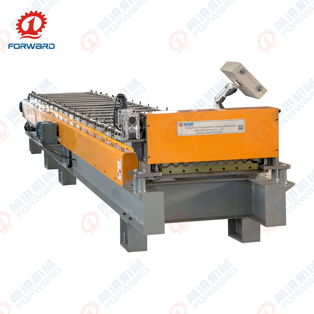 Forward Full Automatic Corrugated Iron Sheet Roofing Tile Making Roll Forming Machine