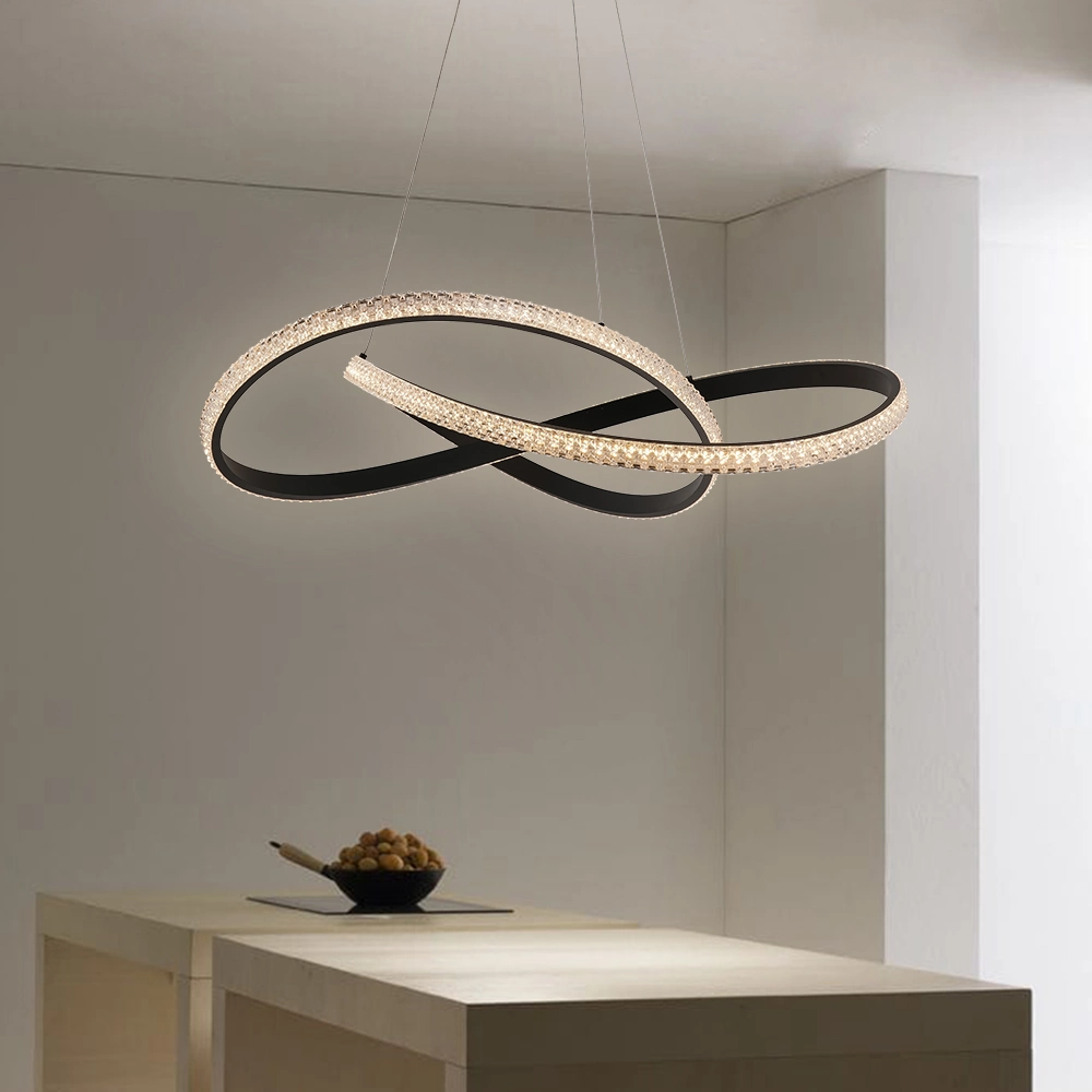 Masivel Factory Home Dekoration LED-Lampe Arylischer Kristall moderner Kronleuchter Hängeleuchte