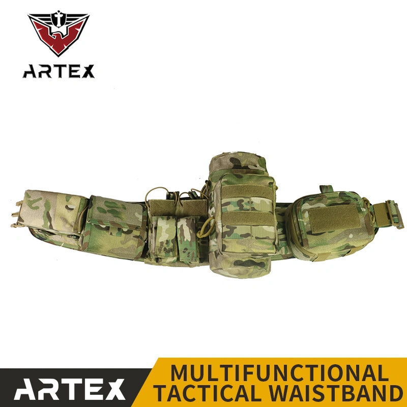 Factory Direct Supply Tactical Duty Waist Belt Molle Camo Gun Utility Battle Belt Padded Tactical Combat Belt