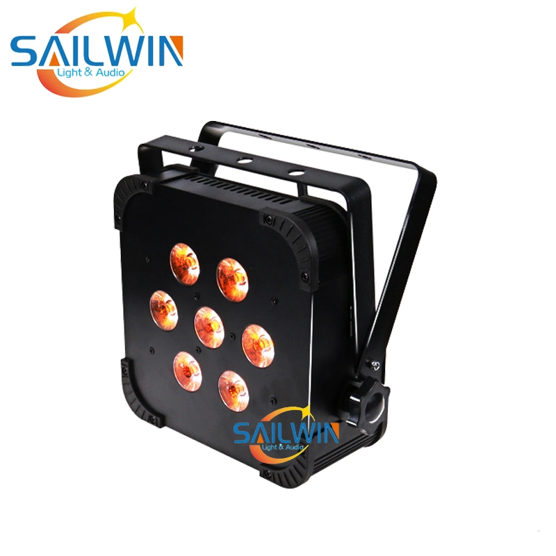 Discoteca Studio Luz 7*10W 4en1 LED inalámbrico RGBW Luz PAR