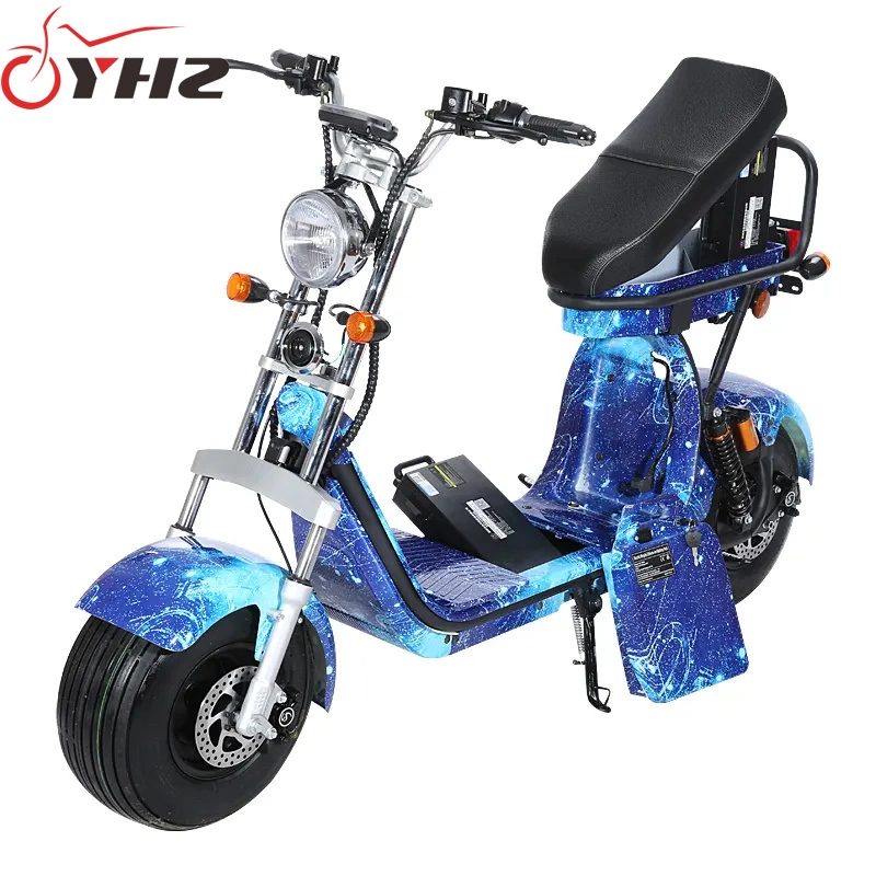 Long Distance High Power Optional Three Battery Climbing Electric Scooter Motorcycle