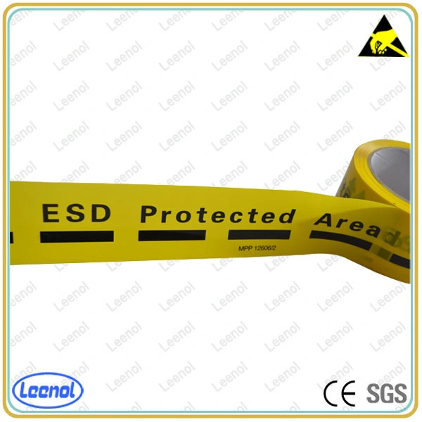 Material de embalaje cintas de advertencia de PE de núcleo de papel Tamaño personalizado de cinta de precaución