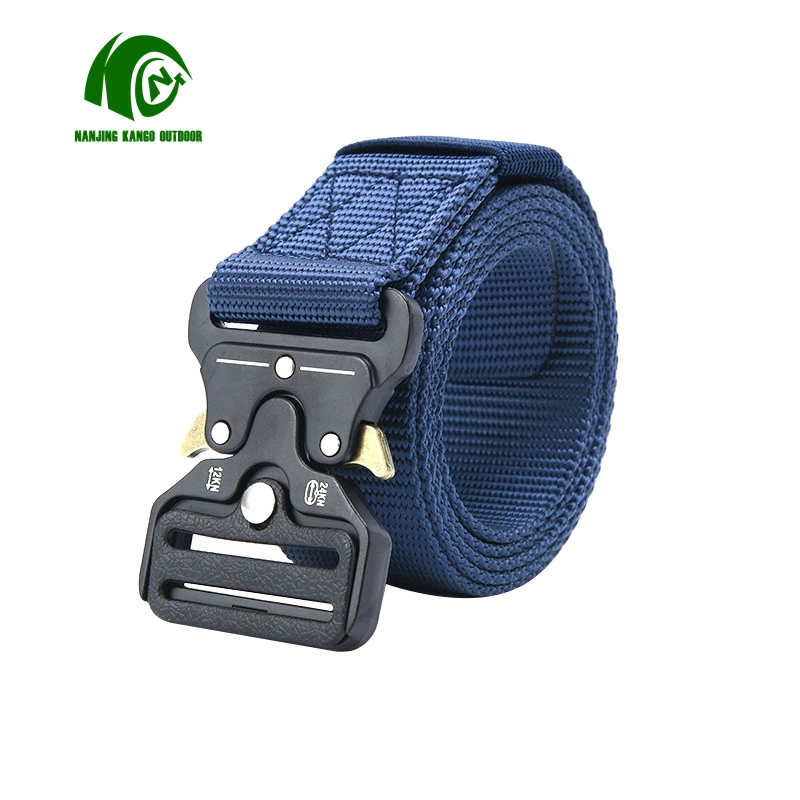 Kango Heavy Duty OEM ODM Adjustable Custom Style Belt Combat Outdoor Elastic Nylon Polyester Webbing Tactical Style Belts