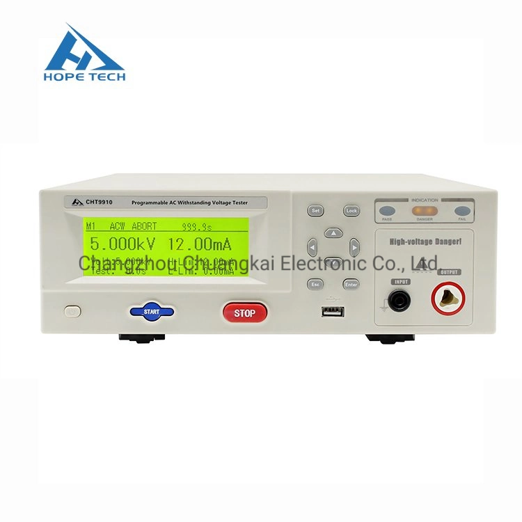 Cht9912 AC/DC Withstanding Voltage Tester Test AC&DC Withstanding Voltage and Leakage Current