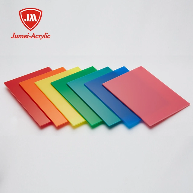 Jumei Best Seller 2mm 3mm 5mm 8mm up to 60mm Colorful Custom Color Casting Acrilico Panel Cast Acrylic Sheet Sheet Factory Direct Sale