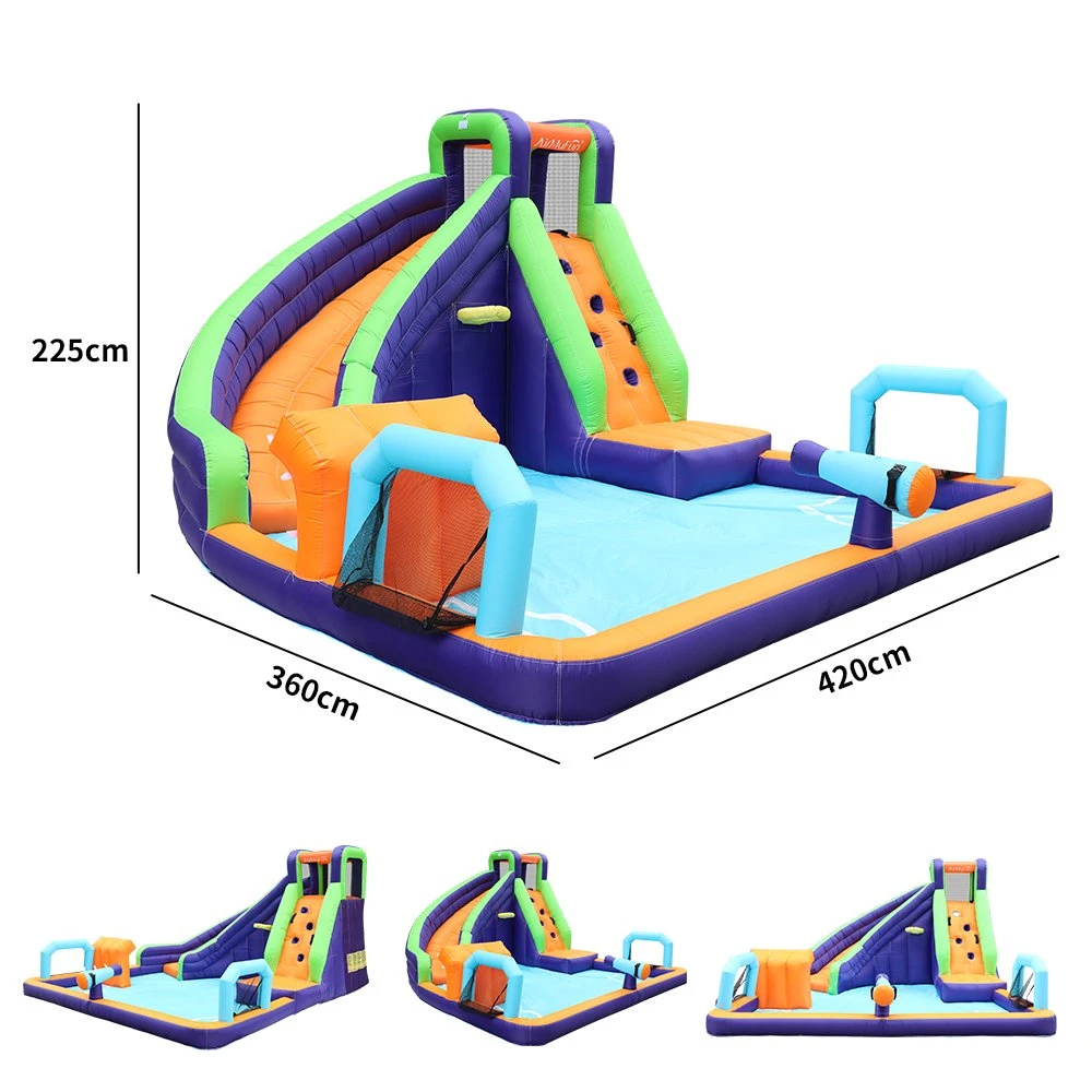 Customized Inflatable Bouncy Castle with Water Slide, Inflatable Jumping Castle, OEM Inflatable Castle for Sale