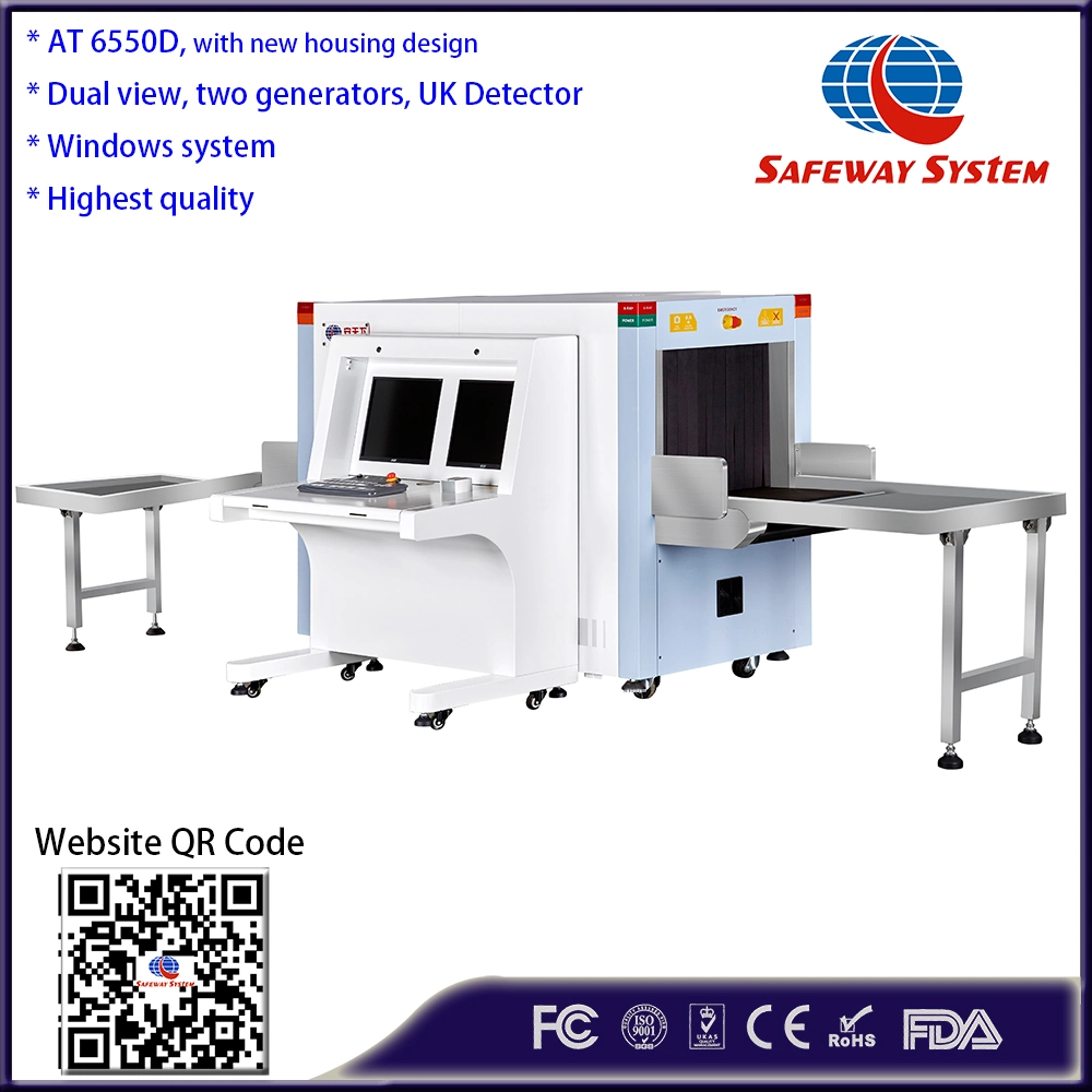 Hotel X-ray Baggage Scanner to Passerager's Bags Threat Detection At6550d-Win 7