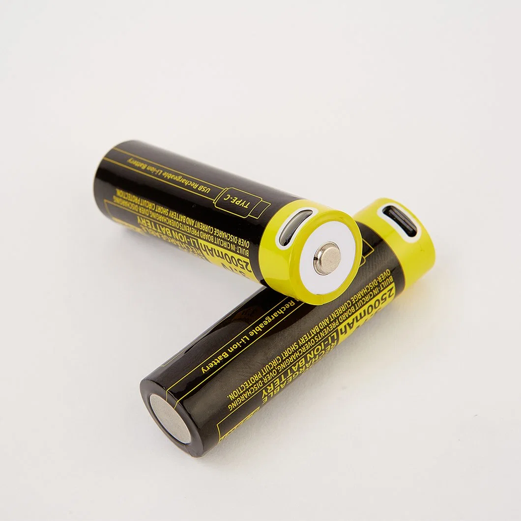 18650 Energy Storage Systemtype-C Rechargeable USB Battery Cells Large Capacity AAA Rechargeable Li-ion Battery Lr03 1.5V