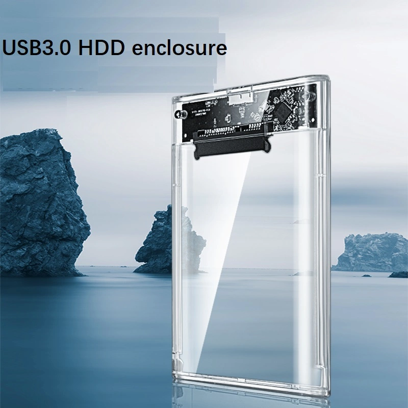 Portable 2.5inch Hard Drive Disk Enclosure USB3.0 to SATA 2.5 HDD Case SATA External HDD Enclosure Case (micro b interface)