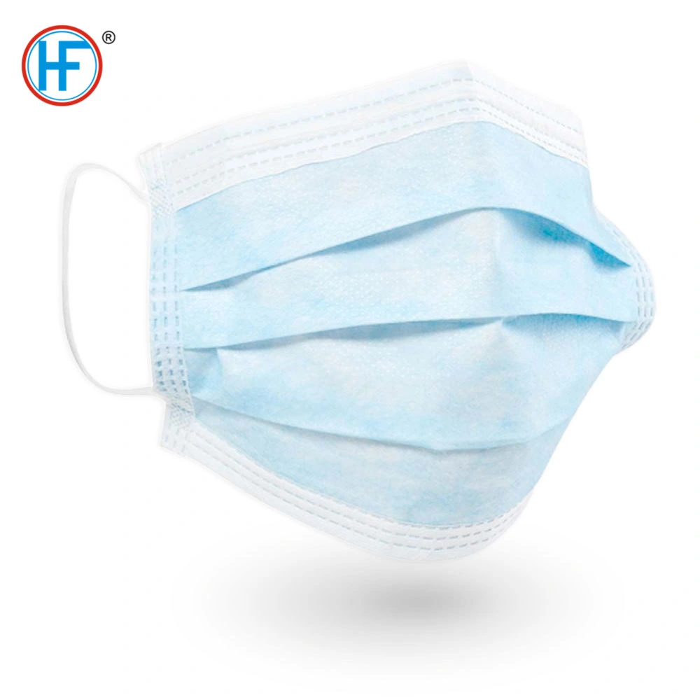 Mdr CE Approved 3 Ply Meltblown Disposable Medical Mask Surgical Various Color Disposable Mask