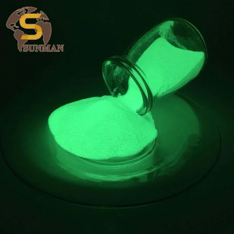 Best Selling Yellow Green Photoluminescent Pigment for Ink and Paint