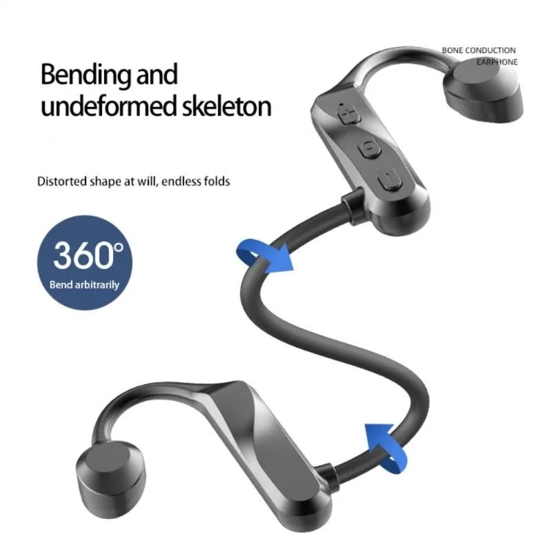 K69 Wireless Sport Headset with Mic Ear Hook Bone Conduction Bluetooth Earphone