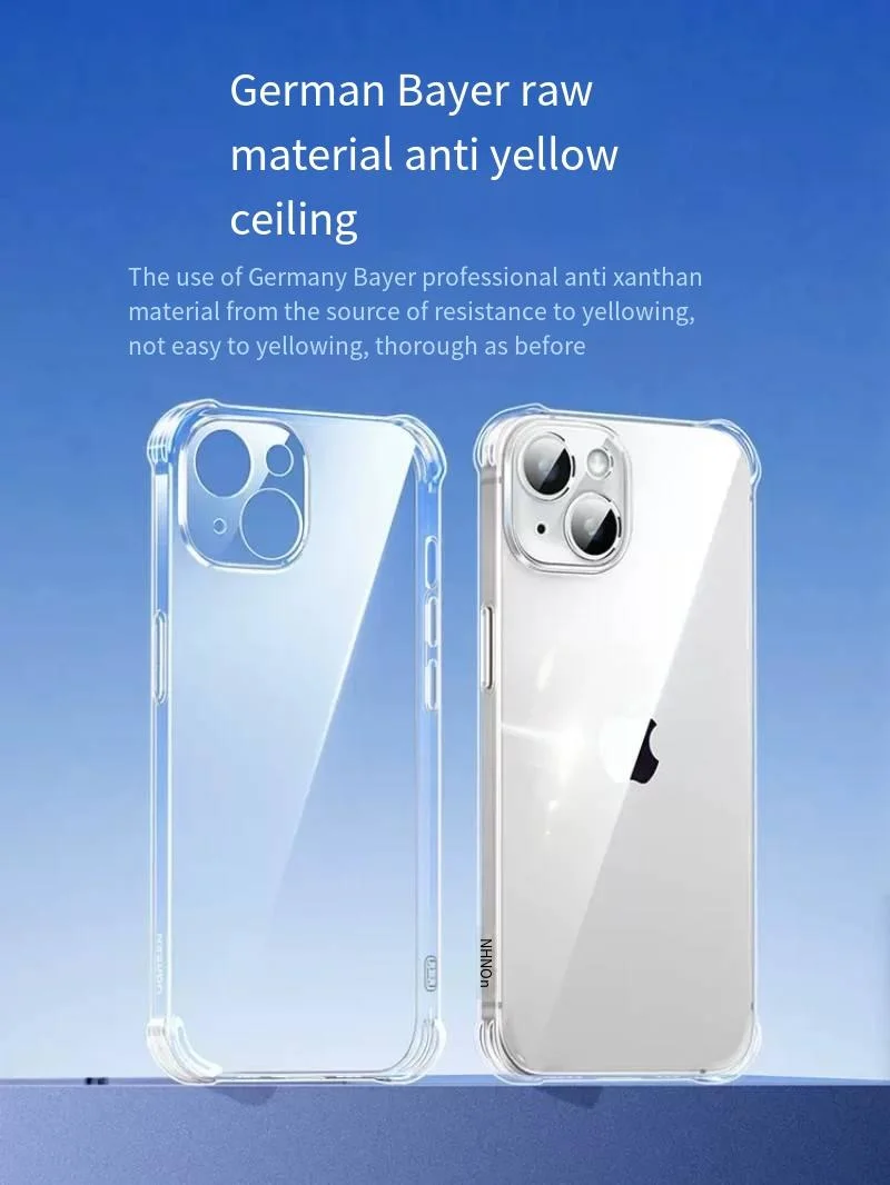 Wholesale for iPhone/Apple Case Transparent Anti-Fall Airbag Silicone Soft Shell Thin Full Package