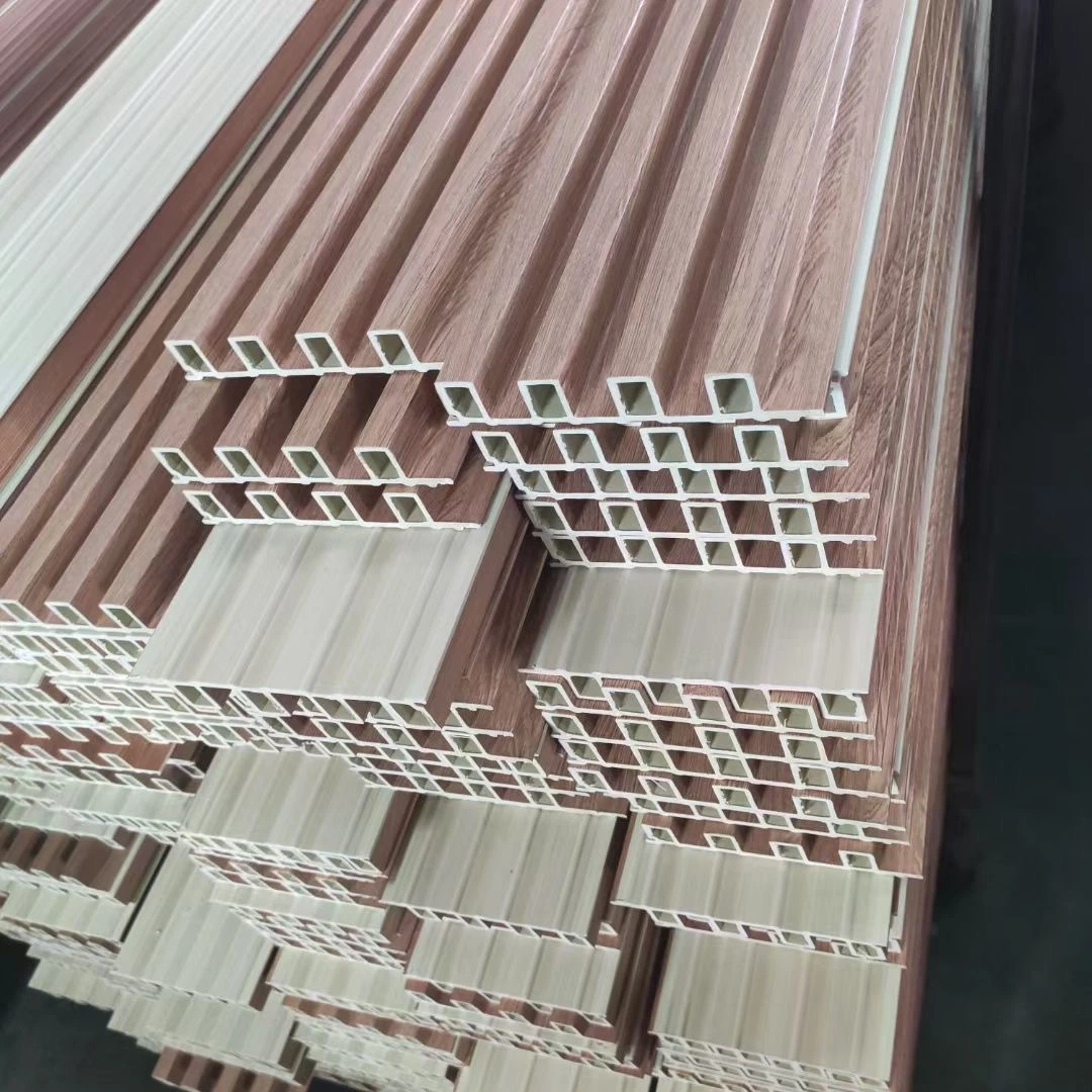 Wood Plastic Material PVC Louver Panel for Office