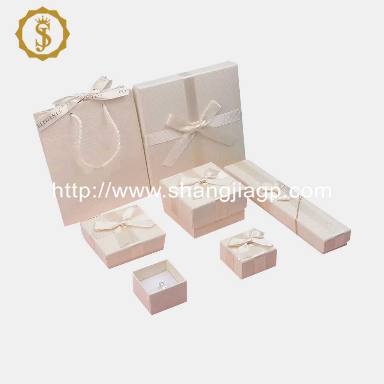 Luxury Eco Friendly Jewellery Case Ballerina Beige Jewelry Box for Packiging with Jewelry Bag