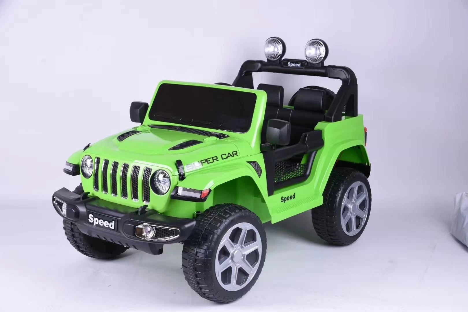 Four-Wheel Parallel Swing Children's Electric Car Children's Rechargeable Toy Car 6V4.5*2 Dual Drive 12V7 Four-Wheel Drive Double Battery Large Battery Toy Car