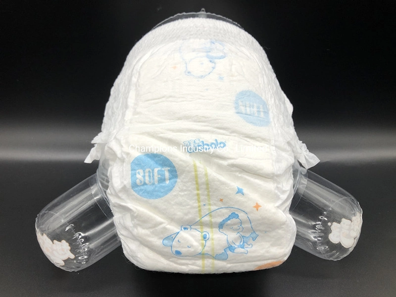 Disposable 3D Leak Guard Fluff Pulp Type Training Pant Baby Products