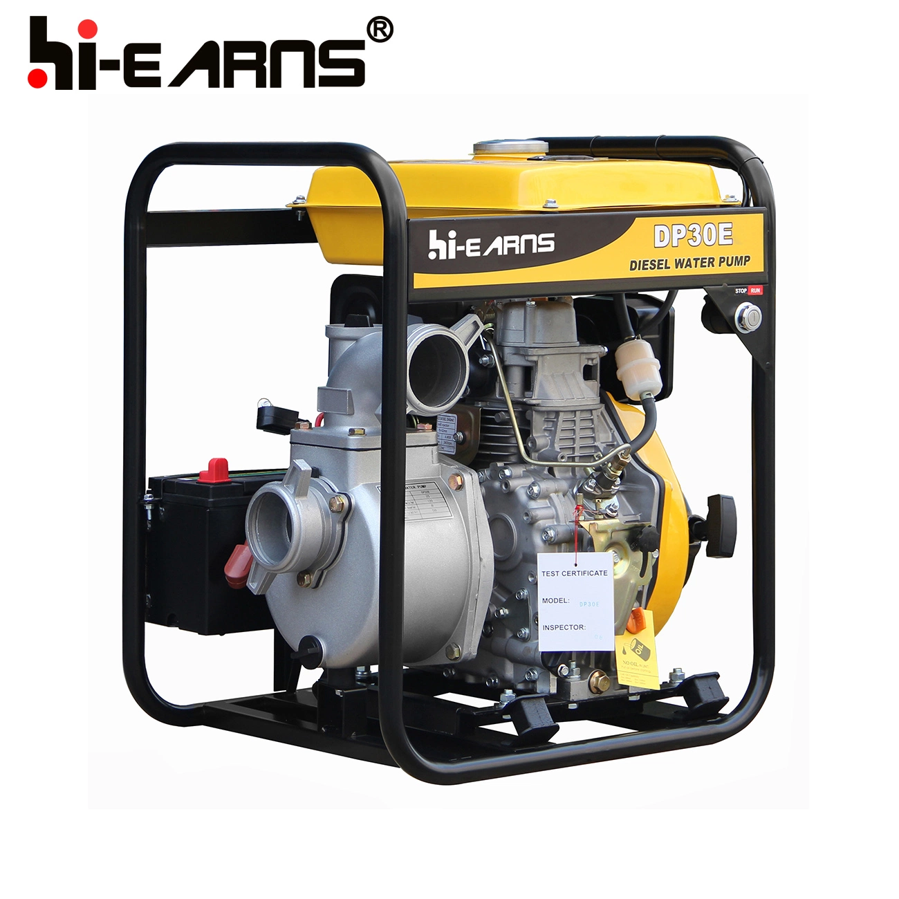 Bomba de água do motor Diesel de 3 polegadas com arranque elétrico 6HP Falso (DP30E) Personalização básica