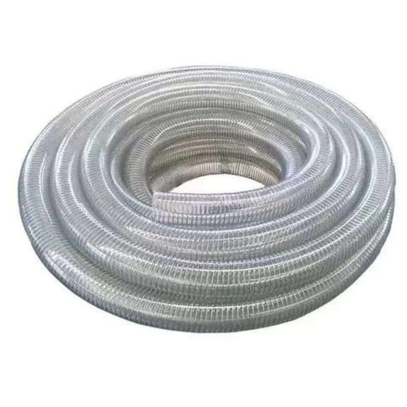 Factory Hot Sale Clear Flexible PVC Steel Wire Reinforced Hose