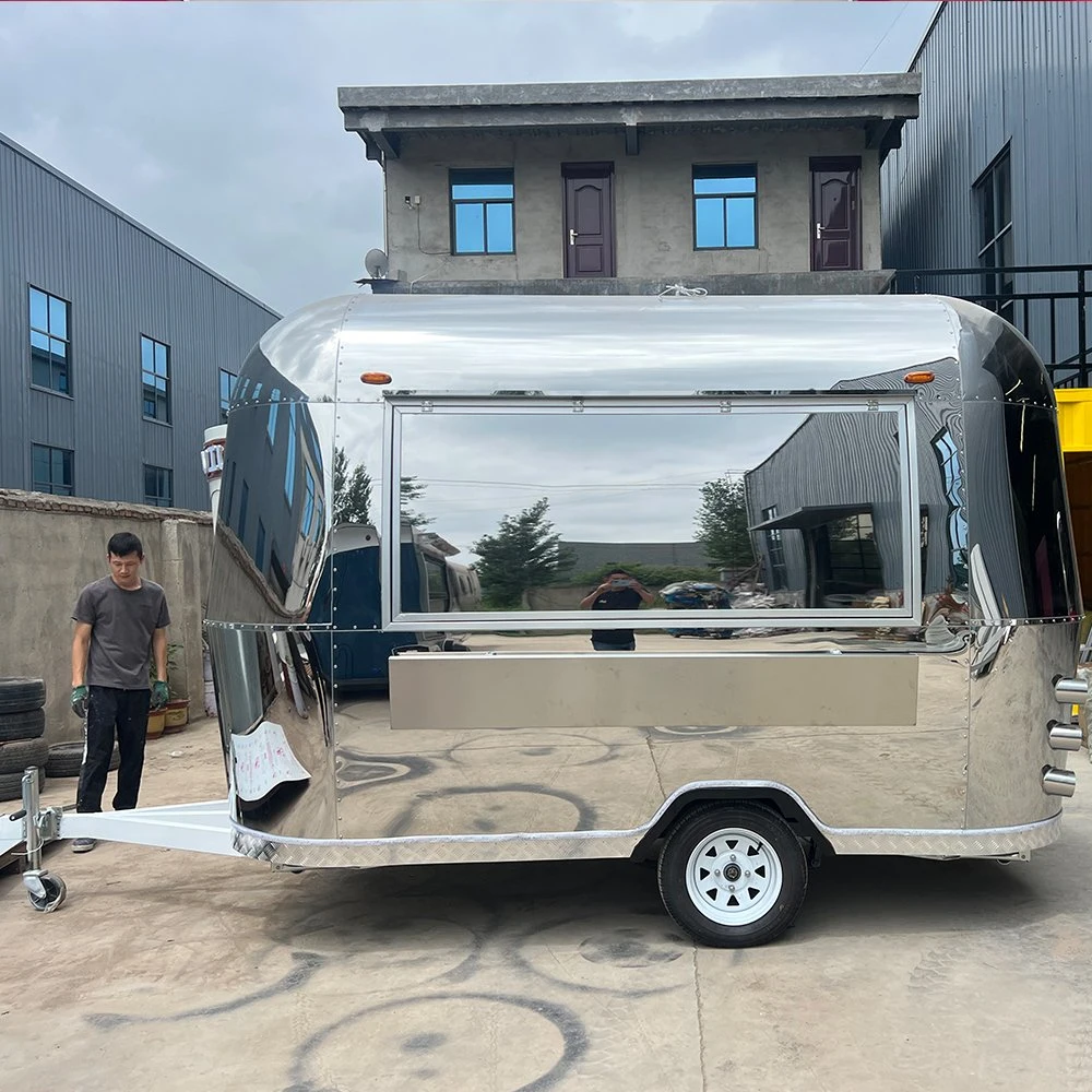 Snack Car Mobile Ice Cream Food Trailer Moving Dining Car Trailer